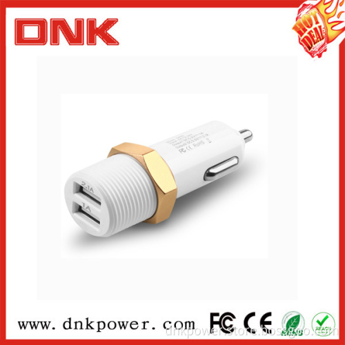 Newest 12 Watt Dual-Port USB Car Charger